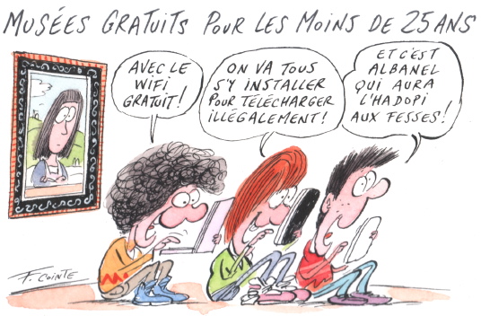 hadopi adopté et les musées gratuits
